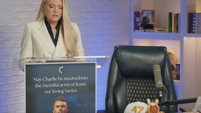 Erika Kirk thanked first responders and other officials in her public address following Charlie Kirk's assassination. (Turning Point USA) Erika Kirk thanked first responders and other officials in her public address following Charlie Kirk's assassination. (Turning Point USA)