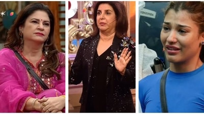 Farah Khan lashed out at contestants Kunickaa Sadanand and Nehal Chudasama. Farah Khan lashed out at contestants Kunickaa Sadanand and Nehal Chudasama.