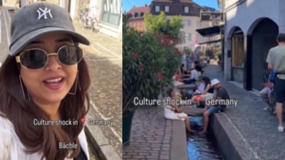An Indian woman shared her cultural shock in Germany after spotting a centuries-old runnel. (Instagram/rj_purkhaa) An Indian woman shared her cultural shock in Germany after spotting a centuries-old runnel. (Instagram/rj_purkhaa)