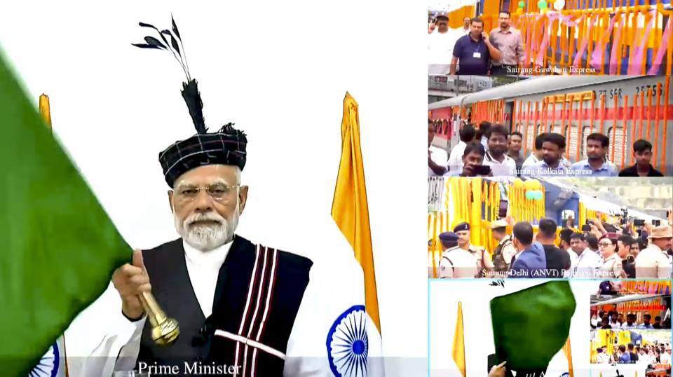 “This new railway line will create opportunities in medical services, education, trade, tourism, and industry, and thereby strengthen regional prosperity by integrating Mizoram more closely with the rest of India,” Modi said. (@NarendraModi)