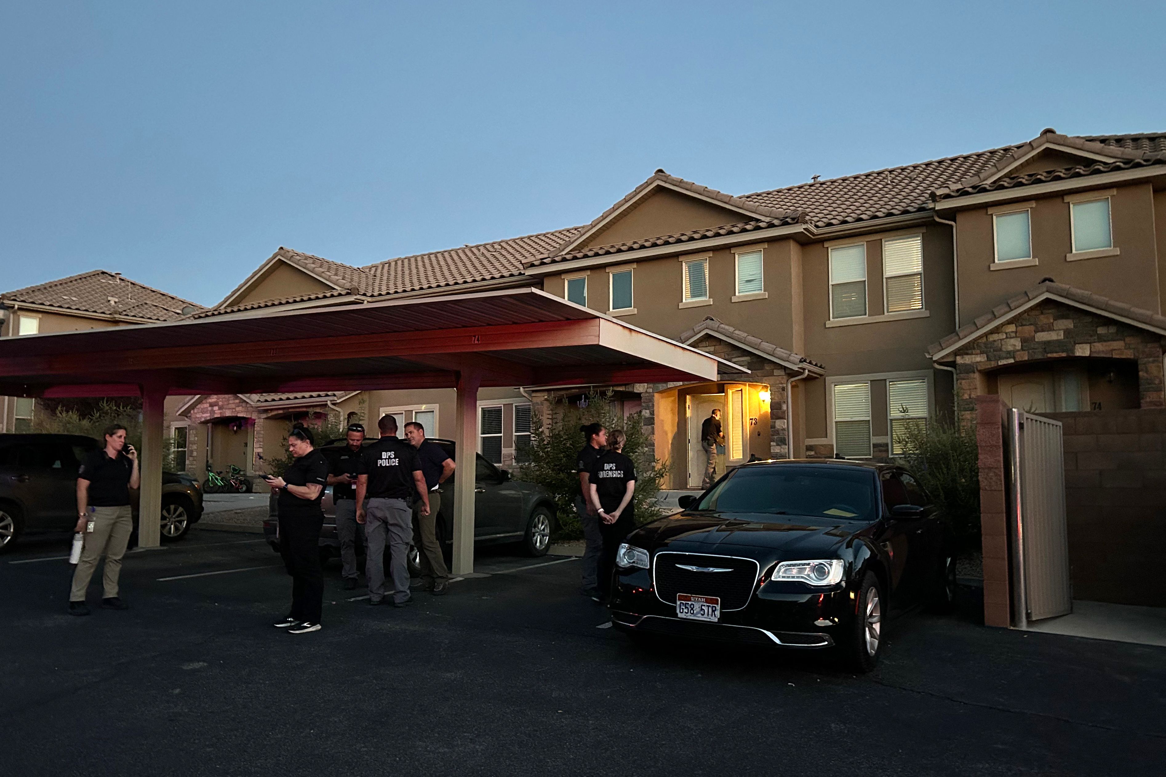 Forensic agents are seen at the apartment complex where Tyler Robinson, the 22-year-old suspected of killing right-wing activist Charlie Kirk, lives in St. George, Utah, on September 12, 2025. (AFP) Forensic agents are seen at the apartment complex where Tyler Robinson, the 22-year-old suspected of killing right-wing activist Charlie Kirk, lives in St. George, Utah, on September 12, 2025. (AFP)
