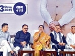 Delhi Chief Minister Rekha Gupta, along with Delhi BJP President Virendra Sachdeva, MPs, ministers, and other dignitaries, chairs the preparatory meeting for Sewa Pakhwada at the Delhi Secretariat, in New Delhi on Saturday. (HT Photo) Delhi Chief Minister Rekha Gupta, along with Delhi BJP President Virendra Sachdeva, MPs, ministers, and other dignitaries, chairs the preparatory meeting for Sewa Pakhwada at the Delhi Secretariat, in New Delhi on Saturday. (HT Photo)