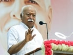 RSS chief Mohan Bhagwat speaks during the Vishwa Shanti Sarovar 7th Anniversary Day celebration organised by Brahma Kumari’s organisation, in Nagpur on Friday. RSS chief Mohan Bhagwat speaks during the Vishwa Shanti Sarovar 7th Anniversary Day celebration organised by Brahma Kumari’s organisation, in Nagpur on Friday.