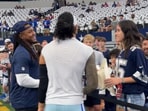 WNBA star Sonia Citron showed up at AT&T Stadium to support her boyfriend and Dallas Cowboys player Marist Liufau. WNBA star Sonia Citron showed up at AT&T Stadium to support her boyfriend and Dallas Cowboys player Marist Liufau.