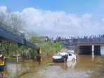 The underpass was under construction and so people had not been travelling there for the last few days, police said. (Sourced)