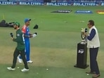 No handshake between Suryakumar Yadav and Salman Agha at toss. No handshake between Suryakumar Yadav and Salman Agha at toss.