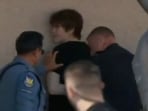 Officers arrested Ryder Corral after onlookers had detained him. Officers arrested Ryder Corral after onlookers had detained him.
