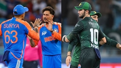 India face Pakistan in Dubai, on Sunday. India face Pakistan in Dubai, on Sunday.