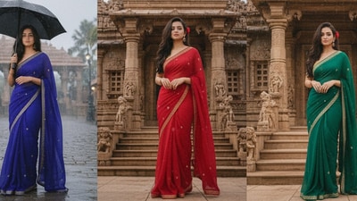 Several Instagram users are sharing their vintage saree looks created using Gemini AI. (Gemini AI generated) Several Instagram users are sharing their vintage saree looks created using Gemini AI. (Gemini AI generated)