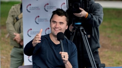 Turning Point USA founder and conservative commentator Charlie Kirk was fatally shot on Wednesday (REUTERS)