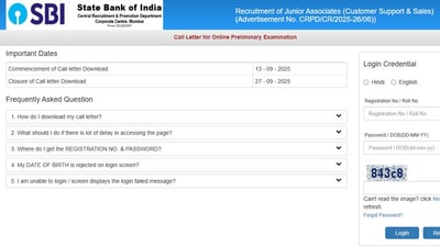 SBI Clerk Prelims Admit Card 2025 is out at sbi.co.in. The direct link to download is given here. SBI Clerk Prelims Admit Card 2025 is out at sbi.co.in. The direct link to download is given here.