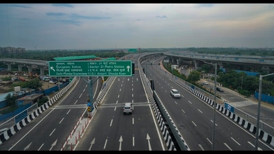 The urban connectivity story is being rewritten. NCR’s choked peripheries are being decongested by the Urban Extension Road II. (PTI)