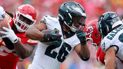 Philadelphia Eagles and Kansas City Chiefs are facing off at the Arrowhead Stadium. (Getty Images via AFP) Philadelphia Eagles and Kansas City Chiefs are facing off at the Arrowhead Stadium. (Getty Images via AFP)
