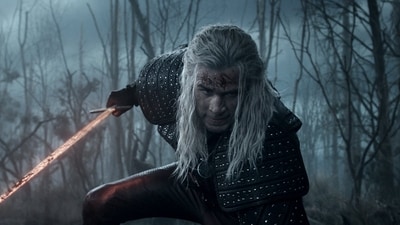 Liam Hemsworth in a still from Season 4 of The Witcher. Liam Hemsworth in a still from Season 4 of The Witcher.