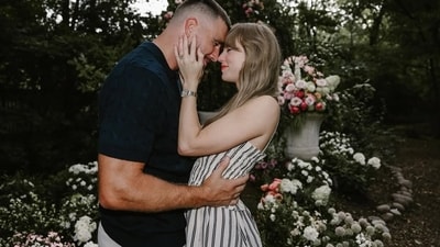 Taylor Swift and Travis Kelce announced her engagement after two years of dating. (Instagram/taylorswift) Taylor Swift and Travis Kelce announced her engagement after two years of dating. (Instagram/taylorswift)