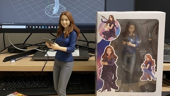 Under this trend, users give simple prompts to Google Gemini to create realistic figurines of the image given with the prompt. (Google Gemini/X)