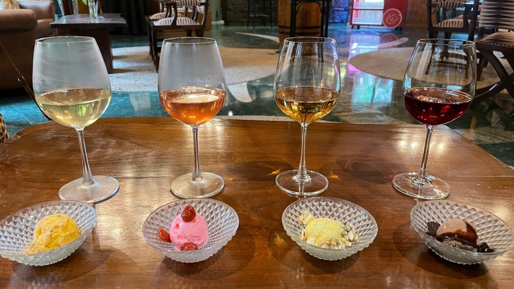 Ice cream and wine pairing by Chef Bidyut Saha Ice cream and wine pairing by Chef Bidyut Saha