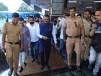 During his visit, the transport minister inspected passenger waiting halls, restrooms, and driver-conductor rest houses at the Swargate depot. (HT) During his visit, the transport minister inspected passenger waiting halls, restrooms, and driver-conductor rest houses at the Swargate depot. (HT)