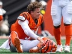 Cincinnati Bengals quarterback Joe Burrow suffered a turf-toe injury on a play in the second quarter at Paycor Stadium.
