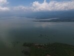 In this image posted on Sept. 9, 2025, a disaster-hit area as seen during Prime Minister Narendra Modi's aerial survey in Himachal Pradesh. In this image posted on Sept. 9, 2025, a disaster-hit area as seen during Prime Minister Narendra Modi's aerial survey in Himachal Pradesh.