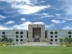The Gujarat high court on Monday received a bomb threat