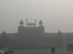 The Red Fort engulfed in smog during polluted months. (File photo)