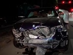 A senior official of the Ministry of Finance was killed and three people, including his wife, were injured after a BMW allegedly hit his motorcycle near Delhi Cantonment metro station on Sunday. A senior official of the Ministry of Finance was killed and three people, including his wife, were injured after a BMW allegedly hit his motorcycle near Delhi Cantonment metro station on Sunday.