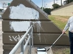 Ted Cruz shares photos of disturbing Charlie Kirk graffiti on 59 freeway in Houston