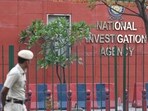 The office of the National Investigation Agency. The office of the National Investigation Agency.