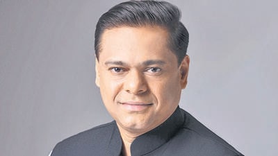 **EDS: TO GO WITH STORY** Mumbai: Newly appointed Mumbai BJP President Ameet Satam. (PTI Photo)(PTI08_25_2025_000132B) (PTI)