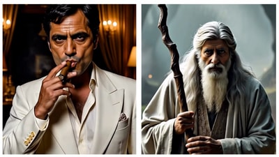 Nawazuddin Siddiqui replaces Al Pacino as Tony Montana in Scarface. Amitabh Bachchan could easily be powerful wizard Gandalf in Lord of the Rings, instead of Ian McKellan. Nawazuddin Siddiqui replaces Al Pacino as Tony Montana in Scarface. Amitabh Bachchan could easily be powerful wizard Gandalf in Lord of the Rings, instead of Ian McKellan.