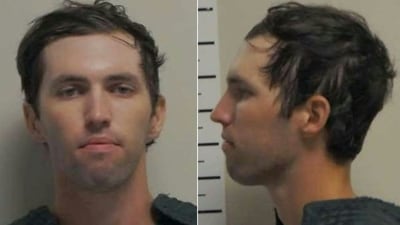 Tyler Robinson's mugshots. (AFP) Tyler Robinson's mugshots. (AFP)