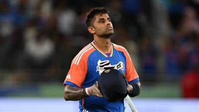 India's captain Suryakumar Yadav walks back to the pavilion after their win in the Asia Cup 2025 match against Pakistan (AFP) India's captain Suryakumar Yadav walks back to the pavilion after their win in the Asia Cup 2025 match against Pakistan (AFP)