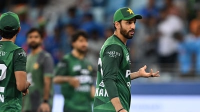Salman Ali Agha skipped the post-match presentation after the match against India. (AFP) Salman Ali Agha skipped the post-match presentation after the match against India. (AFP)