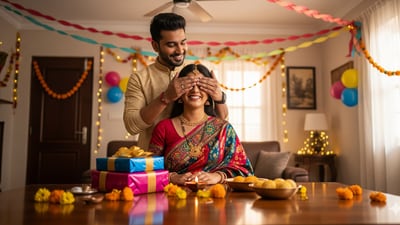 Durga Puja gift ideas under  ₹5000 that are sure to delight even the most discerning of people, ensuring your festive exchange is filled with cheer. (AI Generated)