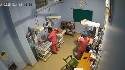 The video has since gone viral on social media. (X/amarjyoti75) The video has since gone viral on social media. (X/amarjyoti75)