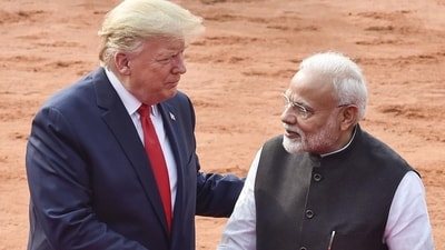 US President Donald Trump and India's Prime Minister Narendra Modi had a social media exchange recently underlining their friendship. (PTI File Photo) US President Donald Trump and India's Prime Minister Narendra Modi had a social media exchange recently underlining their friendship. (PTI File Photo)