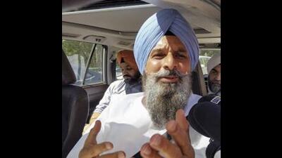 Former Punjab minister Bikram Singh Majithia received partial relief as the court allowed him to meet his family members and lawyers twice a week in a separate room (PTI)