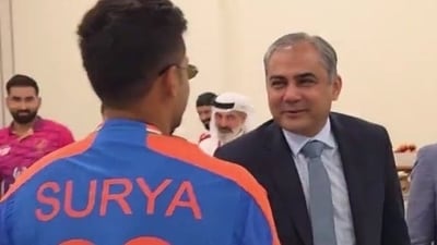 Suryakumar Yadav had met ACC chief Mohsin Naqvi on earlier this month in Dubai Suryakumar Yadav had met ACC chief Mohsin Naqvi on earlier this month in Dubai