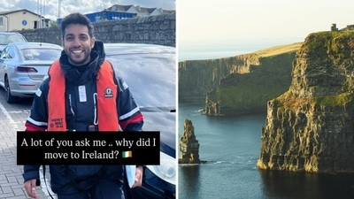 An Indian man shared an Instagram video revealing why he relocated to Ireland. (Instagram/@getfitwithkanav, Unsplash) An Indian man shared an Instagram video revealing why he relocated to Ireland. (Instagram/@getfitwithkanav, Unsplash)