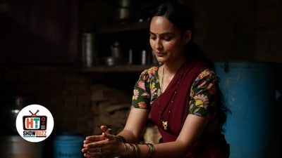 Monika Panwar, 31, plays the mother of Aaishvary Thackeray, 30, in Nishaanchi. Monika Panwar, 31, plays the mother of Aaishvary Thackeray, 30, in Nishaanchi.