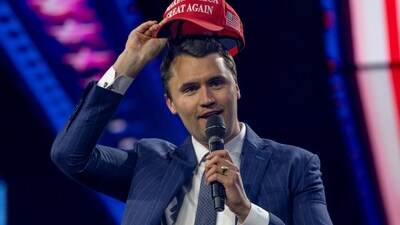 Charlie Kirk's sister, Mary, once shared his Republican views but shifted to the left. (REUTERS)