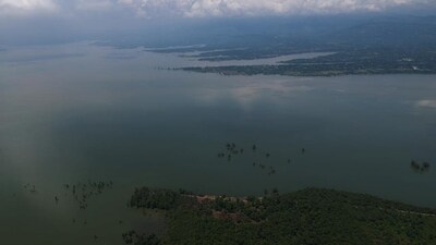 In this image posted on Sept. 9, 2025, a disaster-hit area as seen during Prime Minister Narendra Modi's aerial survey in Himachal Pradesh. (@narendramodi/X via PTI Photo) In this image posted on Sept. 9, 2025, a disaster-hit area as seen during Prime Minister Narendra Modi's aerial survey in Himachal Pradesh. (@narendramodi/X via PTI Photo)