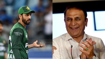 Sunil Gavaskar, right, showed the mirror to Pakistan (AFP/PTI) Sunil Gavaskar, right, showed the mirror to Pakistan (AFP/PTI)