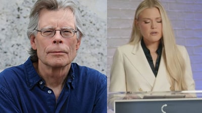 Stephen King and Erika Kirk. (File Photos) Stephen King and Erika Kirk. (File Photos)