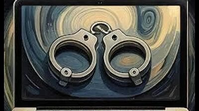 Superintendent of police Nitish Aggarwal said the arrest was made by the cyber crime police station, Kurukshetra. (HT File)