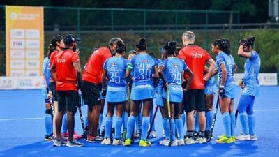 The Indian women’s hockey team. (Hockey India) The Indian women’s hockey team. (Hockey India)