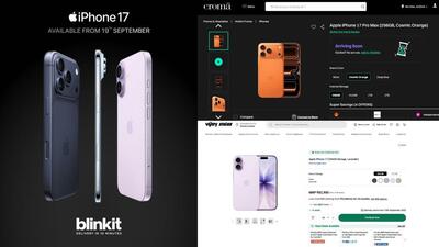 The iPhone 17 series is available for pre-orders on several websites, including quick commerce platforms. (Official images.) The iPhone 17 series is available for pre-orders on several websites, including quick commerce platforms. (Official images.)