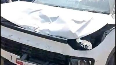 The suspected driver was identified as Narender Singh, a head constable posted as a reader in the Nuh DSP’s office, who was on his way home to Pahad village, located about 10km from the accident site (HT Photo) The suspected driver was identified as Narender Singh, a head constable posted as a reader in the Nuh DSP’s office, who was on his way home to Pahad village, located about 10km from the accident site (HT Photo)