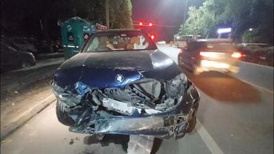 The vehicle involved in the accident. (HT) The vehicle involved in the accident. (HT)